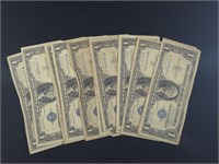 (14) US $1 SILVER CERTIFICATES, SERIES 1957