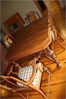 1893 Dining Room Table & 4 Chairs