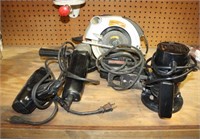 Grinder, Drill, Circular Saw & Router Tools
