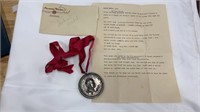 1871 Ulysses S Grant Indian Peace Medal