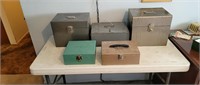 Metal lock and file boxes