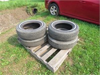 4 USED TIRES KELLY P205/70R15 95S