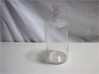 Vintage Hand Blown Glass Medical Bottle