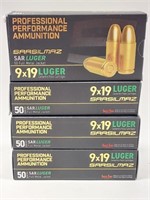 200 Rounds Sarsilmaz 9mm Cartridges In Boxes