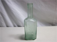 Vintage Glass Blob Top Bottle
