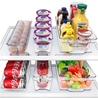 Sorbus 6 Piece Refrigerator an Clear
