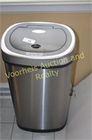 Stainless Steel trash container with