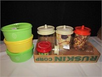 TUPPERWARE , STORAGE CANISTERS