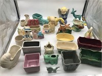 Large lot of McCoy pottery