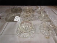 11 CANDLE WICK CUP SAUCERS,6 CANDLE WICK COFFEE