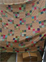 HAND SEWEN 9 PATCH QUILT