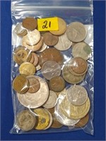 LOT foreign coins Canada Cuba & others