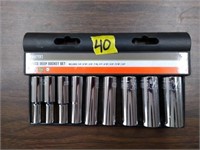 Master Mechanic 9pc Deep Socket Set