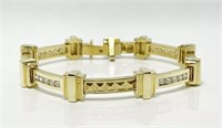 18 Kt Posh Dalia Natural Diamond Bracelet