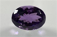Certified 15.80 Cts Natural Amethyst