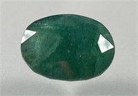 Certified 8.65 Cts Naturl Oval Cut Emerald