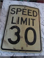 speed limit 30 sign