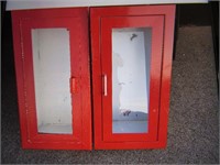2 fire ext. holder wall cabinets