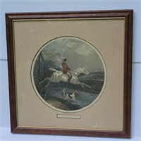 Color engraving title  “A Flying Leap"