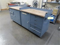 (2) Roll-Around Work Stations/Cabinets