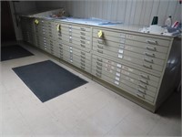 (8) SAF 5-Drawer Flat File Cabinets