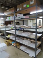 (4) Adjustable Shelving Units