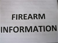 FIREARM / AMMUNITION INFORMATION