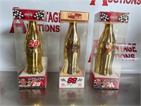 3 NASCAR Commemorative bottles