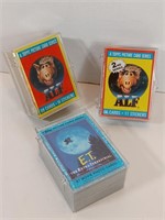 Alf Series 1&2 Card Sets + E.T Card Set - Complete