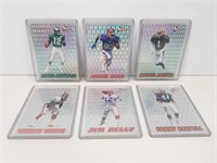 RARE: 6 1993 Pacific Pinnacle NFL Football Cards