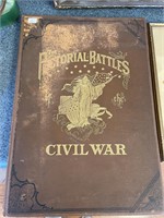 Pictorial Battles of the Civil War Antique Book