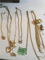 gold necklaces