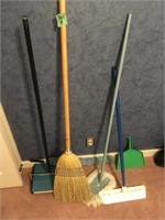 sweeper, brooms