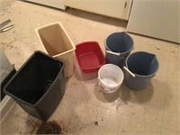 trash cans & buckets