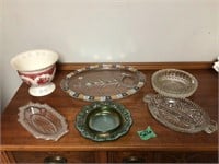 glass trays/bowls