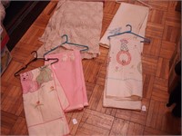 Four children's vintage quilts and