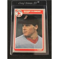 1985 Fleer Roger Clemens Rookie Card