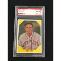 1960 Fleer Mel Ott Psa 8