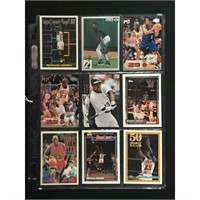 9 Vintage Michael Jordan Basketball/baseball Cards