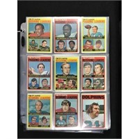 1972 Topps Football Partial Set Over 230 Cards