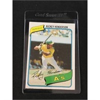 1980 Topps Rickey Henderson Rookie