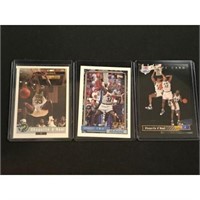 Three Shaquille O'neal Rookie Cards