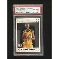 2007 Topps Kevin Durant Rookie Psa 8.5