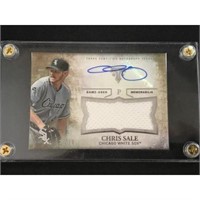 2015 Topps Chris Sale Auto Jersey Card 20/25