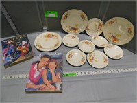 Partial set of dishes from Ben Franklin Stores (bu