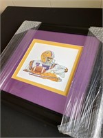 Framed LSU Basketball and Football Prints