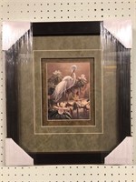 Custom Framed White Egret Print