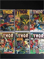 The Mighty Thor Comic Book Lot of Six