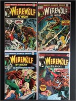 Werewolf by Night Marvel Comics Four Issue Lot