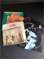 Five Vintage 45 Records